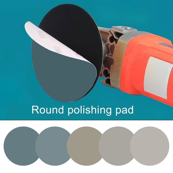 Lot 100 Disques Abrasifs 75 Mm – Grains 80 à 3000, Ponçage Et Polissage Métal, Bois, Plastique, Pierre – Pour Meuleuse, Ponceuse