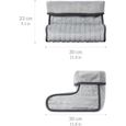 Chauffe-pieds medisana - Ultradoux -  6 niveaux de température - minuteur - lavable - certifié oeko-tex - rechauffe et soulage-5