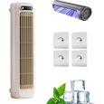 Rafraichisseur air Silencieux,Cooling 3.0,Portable,Avec Affichage Led,Rechargeable,Bnc