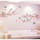 VITATA Stickers muraux - Fleurs de Pêcher & Oiseaux - Vinyle - Rose - Pour Chambre d'Enfant