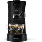 Machine à café dosettes - PHILIPS - Senseo Select CSA240_22 - 2 tasses incluses - Noir