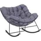 Rocking chair - PROLOISIRS - Royal - Relaxation - Gris - Essentiel