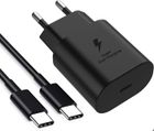SOKANY Chargeur Rapide 25W + Câble USB-C Pour Samsung S22 PLUS-S22 ULTRA-S21 FE 5G-S21 PLUS-S21 ULTRA-S20 FE-S20 PLUS-Note 20-A53 Xiaomi