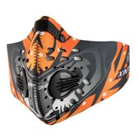 Masque d'équitation de Moto Cross Vélo Masque Anti-poussière Sport de Plein Air - Orange