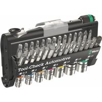 Jeu d'outils - WERA - Tools-Check Automotive 1, 38 pièces - Embouts extra-rigides - Cliquet - Universel
