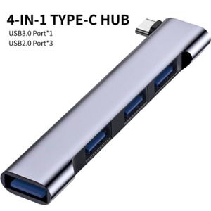 HUB Type 2-4 EN 1 HUB USB-C Compact Universel Mini USB
