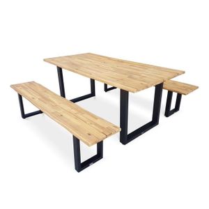 Salon De Jardin Metal 6 Place S Achat Vente Salon De Jardin