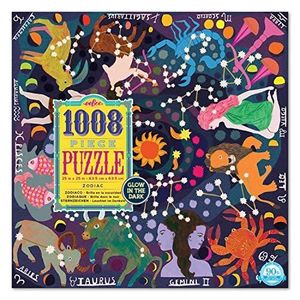 PUZZLE eeBoo - Puzzle 1000 pièces fluorescent - Zodiaque 