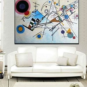 Coloré Splash Toile Tableau Peinture à L'Huile Kandinsky Abstrait Murale  Art Graffiti Art Affiches Moderne Salon Decoration à La Maison Tableaux  50x100 Cm Sans Cadre : : Cuisine et Maison