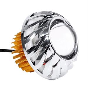 Andux Zone Angel Devil Eyes pour Phare de Moto Objectif EMY-01 Rouge, 1 pi/èces