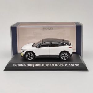 VOITURE - CAMION Voiture miniature - Norev - Renault Megane E-Tech 100% Electric 2022 - Blanc - Mixte - Adulte
