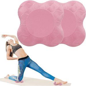 TAPIS DE SOL FITNESS Tapis de Yoga - Yoga Genou Pad Coussin - Rose - 10