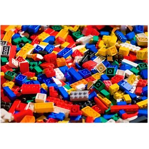ASSEMBLAGE CONSTRUCTION Briques en vrac QBricks multicolores - 500 grammes