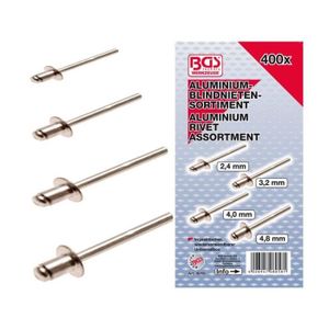 Pop Rivet Riveter Pistolet avec 60 rivets et buses ou 100pc assortiment Rivets