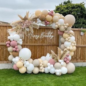 Arche Ballon Anniversaire Rose,Decoration Anniversaire Fille,Kit Guirlande  Ballon Pastel Rose et Blanc,[Z1684] - Cdiscount Maison