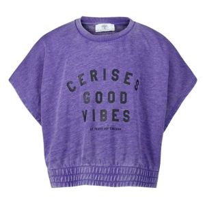 T-SHIRT T-Shirt Violet Fille Le Temps Des Cerises Naellegi