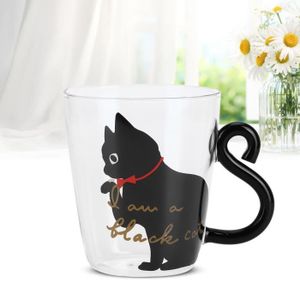 TRIOSK Tasse chat humoristique avec motif chat et cœurs Cadeau
