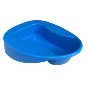BASSIN D'EXTÉRIEUR Casserole de lit de bassin de lit en plastique bleue portative pour la maison d'utilisation facile d'usage facile de patient
