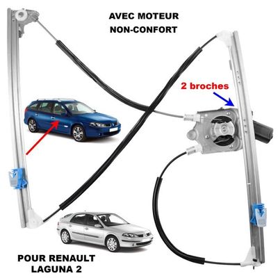 LÈVE-VITRE AVANT DROIT. Pour RENAULT LAGUNA (B56) * 347973 EUR 84,00 - Foto 8