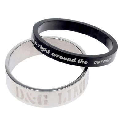 DOLCE GABBANA Bracelet Mixte Noir Achat Vente bracelet gourmette DOLCE GABBANA Bracelet Mixte Mixte Adulte Acier Noir Cd