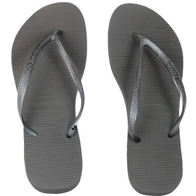 Tongs - Havaianas - H Slim - Noir - Semelle antidérapante - Logo en relief