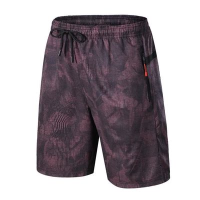 Short De Sport Homme Muscle Cmdr - Séchage Rapide, Poches Zippées, 4-way Stretch (Polyester/Élasthanne)