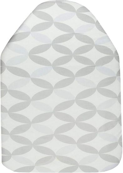 Housse De Planche à Repasser ZOLLNER - Coton 100% - Élastique Et Bouton-Pression - 48x125 Cm