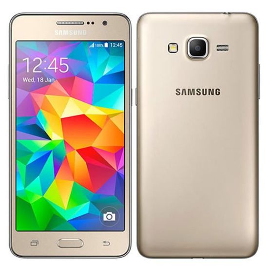 5.0'Samsung Galaxy Grand Prime G5308 8GB D'or-Téléphone