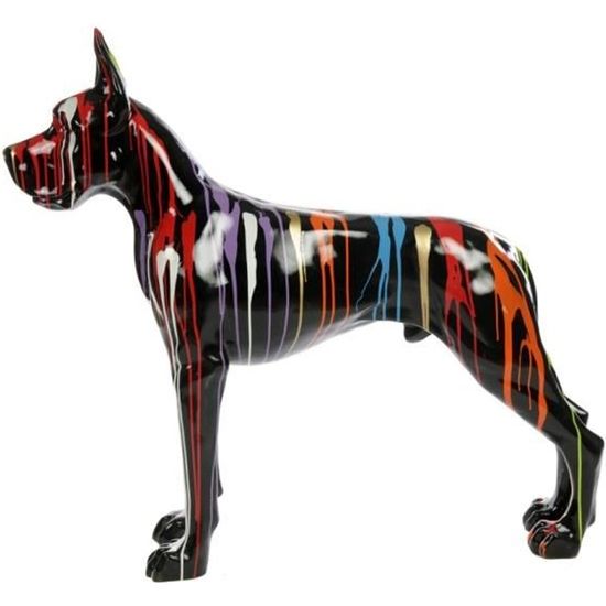 Statue Chien Multicolorenull