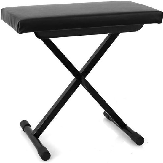 Banc Piano Hauteur Réglable Rangement Tabouret Piano Réglable 48-58cm Avec Rangement - Bois Massif Et Cuir PU | Support 150kg Tabouret Piano Bois Massif