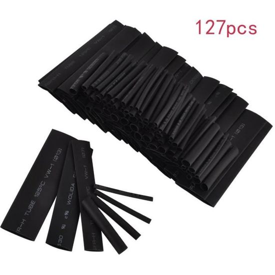 Lot De 127 Gaines Thermorétractables - Isolantes Pour Câbles électriques - Différents Diamètres - Neuf Sous Emballage