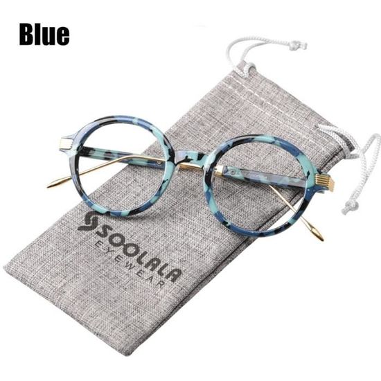 Lunettes De Lecture Rondes Bleues - Dioptrie +3.5 - Marque New Time - Neuf Avec étiquettes