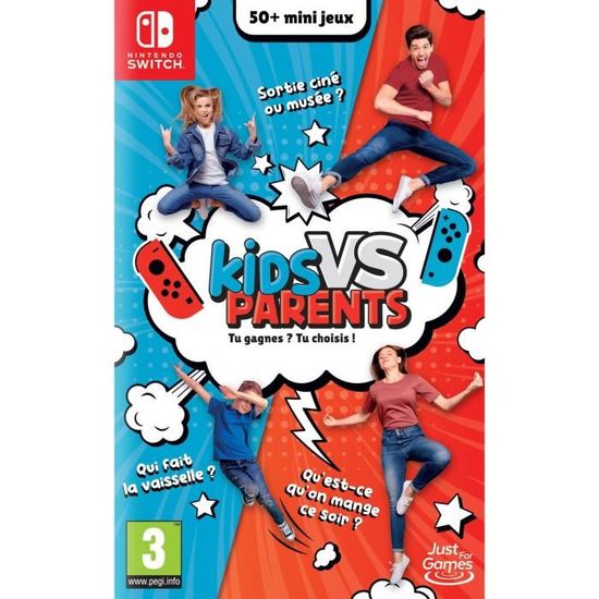 Kids VS Parents Nintendo Jeu Switch Cdiscount Jeux vidéo