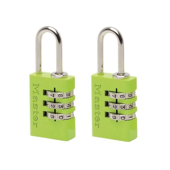 Cadenas en aluminium à combinaison programmable - MASTER LOCK