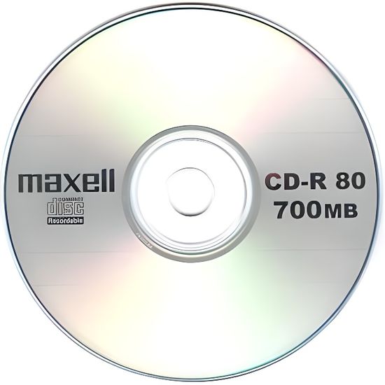 Maxell Lot de 3 CD-RW vierges XL-II 80 CD audio réinscriptibles 4 x 80 min 700 Mo 