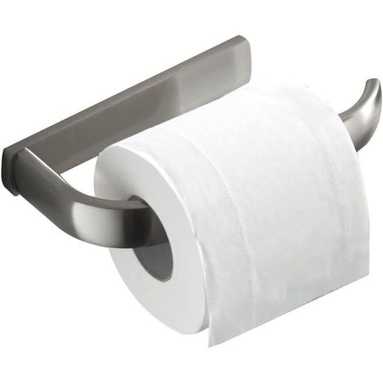 Laiton Porte Papier Toilette Mural Longueur De Bras 19.5Cm, Nickel Brossé PorteRouleau De