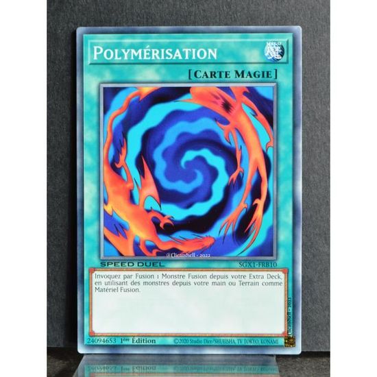 Carte YUGIOH SGX1FRB10 Polymérisation (V.3 Common) NEUF FR Cdiscount Jeux Jouets