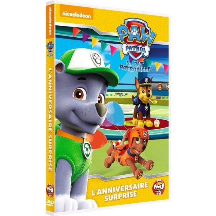 Dvd Pat Patrouille Anniversaire Surprise En Dvd Dessin Anime Pas
