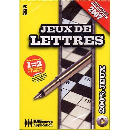 Micro Application Jeux De Lettres / PC Cd-Rom