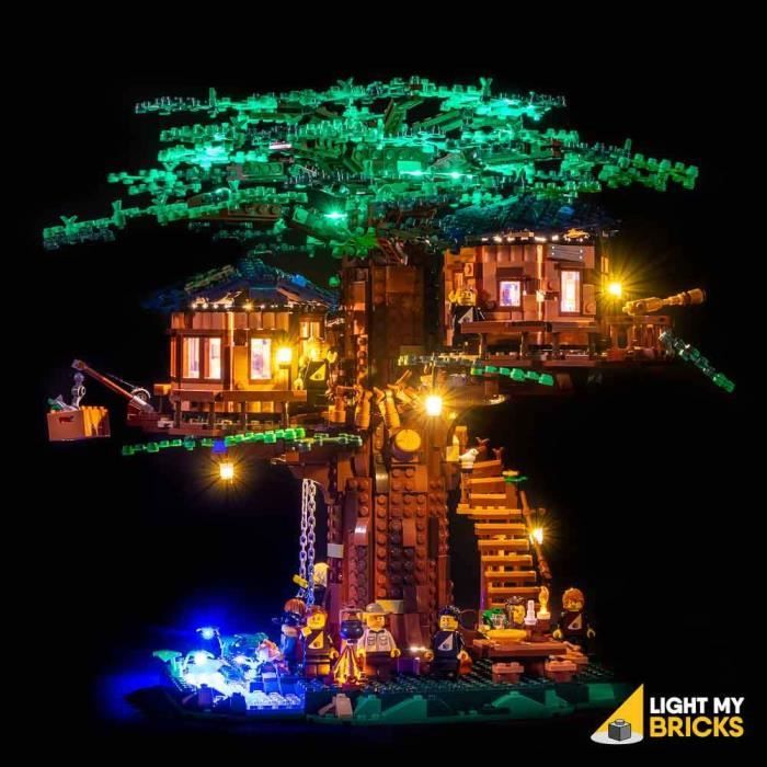 Kit lumières Light My Bricks pour la construction LEGO Arbre Maison 21318