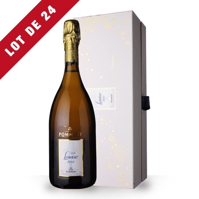 24x Pommery Cuvée Louise 2004 Brut - Coffret - 24x75cl - Champagne