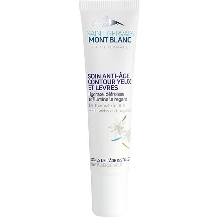 Saint Gervais Mont Blanc - Anti âge contour yeux et lèvres 15 ml