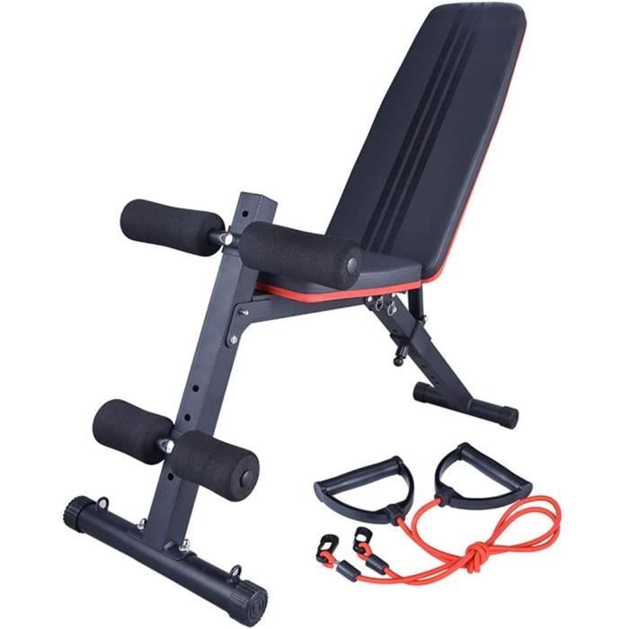 BANC DE MUSCULATION ZZLYY Banc De Musculation Pliable Tabouret Haltegravere pour La Maison Et La Salle De Sport Banc Inclineacut415