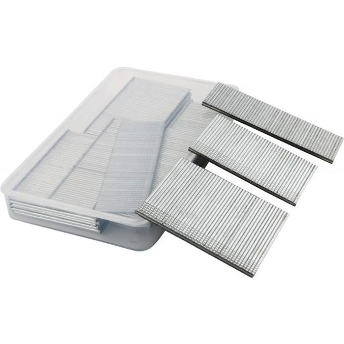 KINYOOO 25-50 mm Clous en Forme de T en Forme de T, Clous Pour Cloueuse à Air Comprimé, Clous Droits pour Finition à Clous pour P