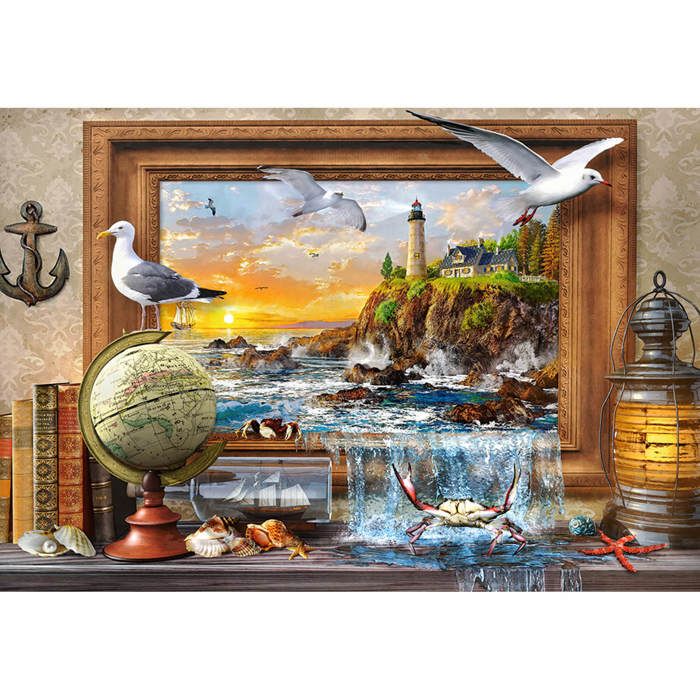 Puzzle 1000 pièces : Marine à la vie Coloris Unique