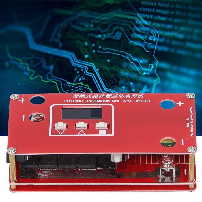 Soudeuse par points, avec machine de soudage par points à écran LCD, multifilament à faible résistance portable haute fréquence HB00
