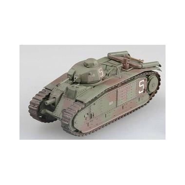 Miniature char B1bis N°323 -Var- France Juin 1940 2e compagnie, 2ème GM