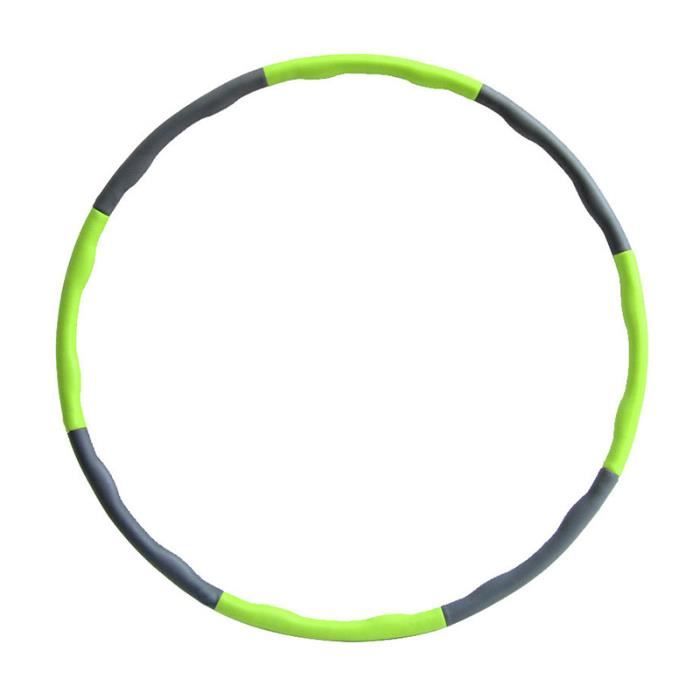 Cerceau de gymnastique Hula Hoop Amovible 8 Sections EVA+PVC