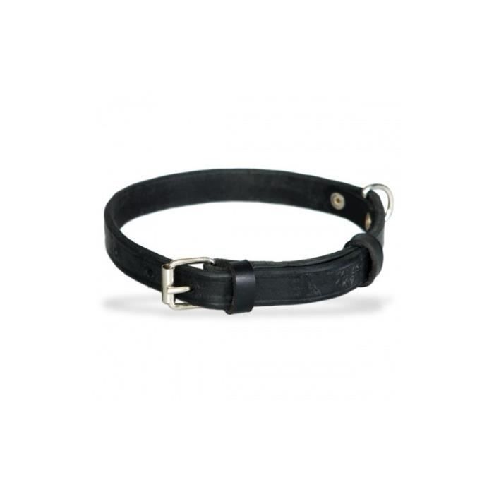 Collier en cuir noir 45cm - Julius K9 Noir