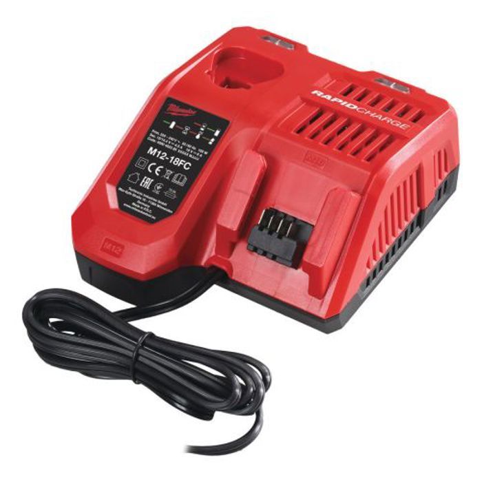 Chargeur rapide multitension M12 18FC Milwaukee 4932451079